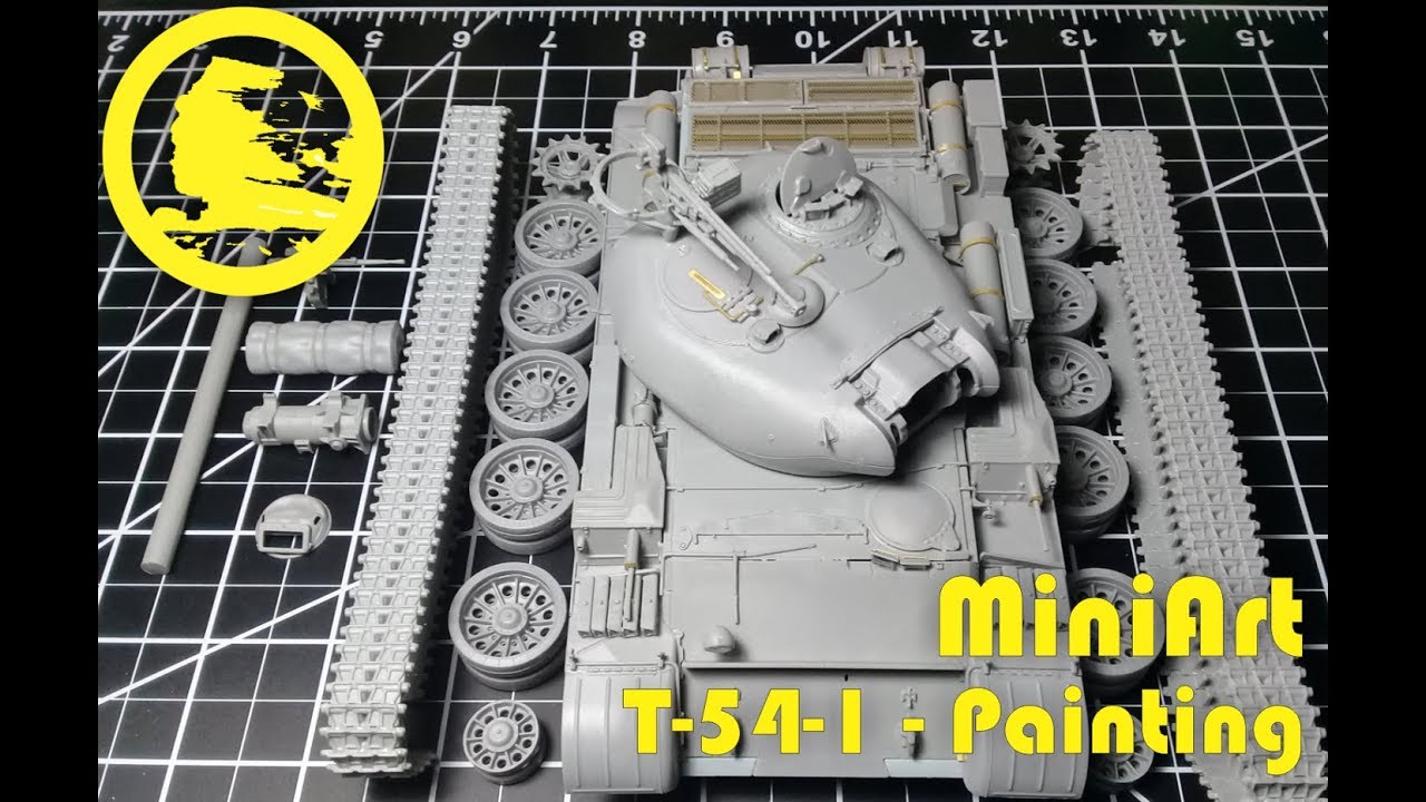 Miniart 1/35 T-54-1 full video build (part 3 - painting and weathering)