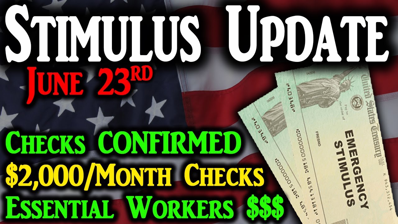 Second Stimulus Check Update And Stimulus Package Update (Stimulus Checks CONFIRMED)