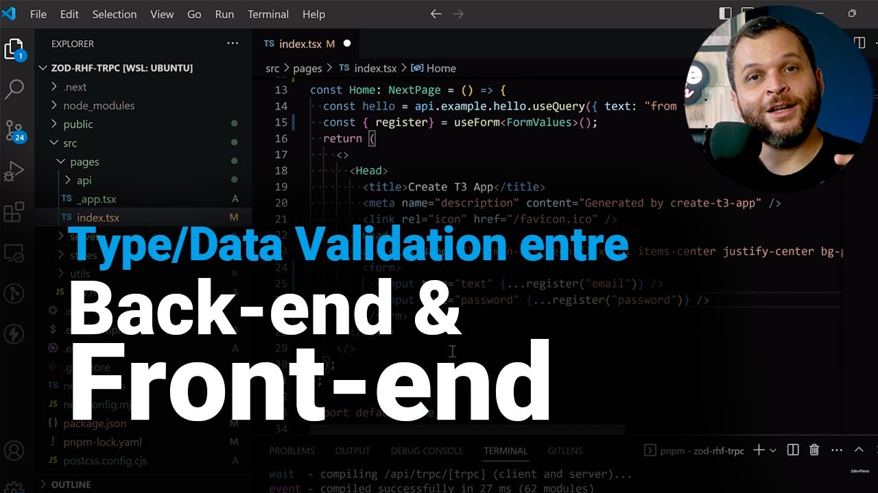 Zod + tRPC + NextJS - A MELHOR INTEGRAÇÃO ENTRE BACK-END E FRONT-END