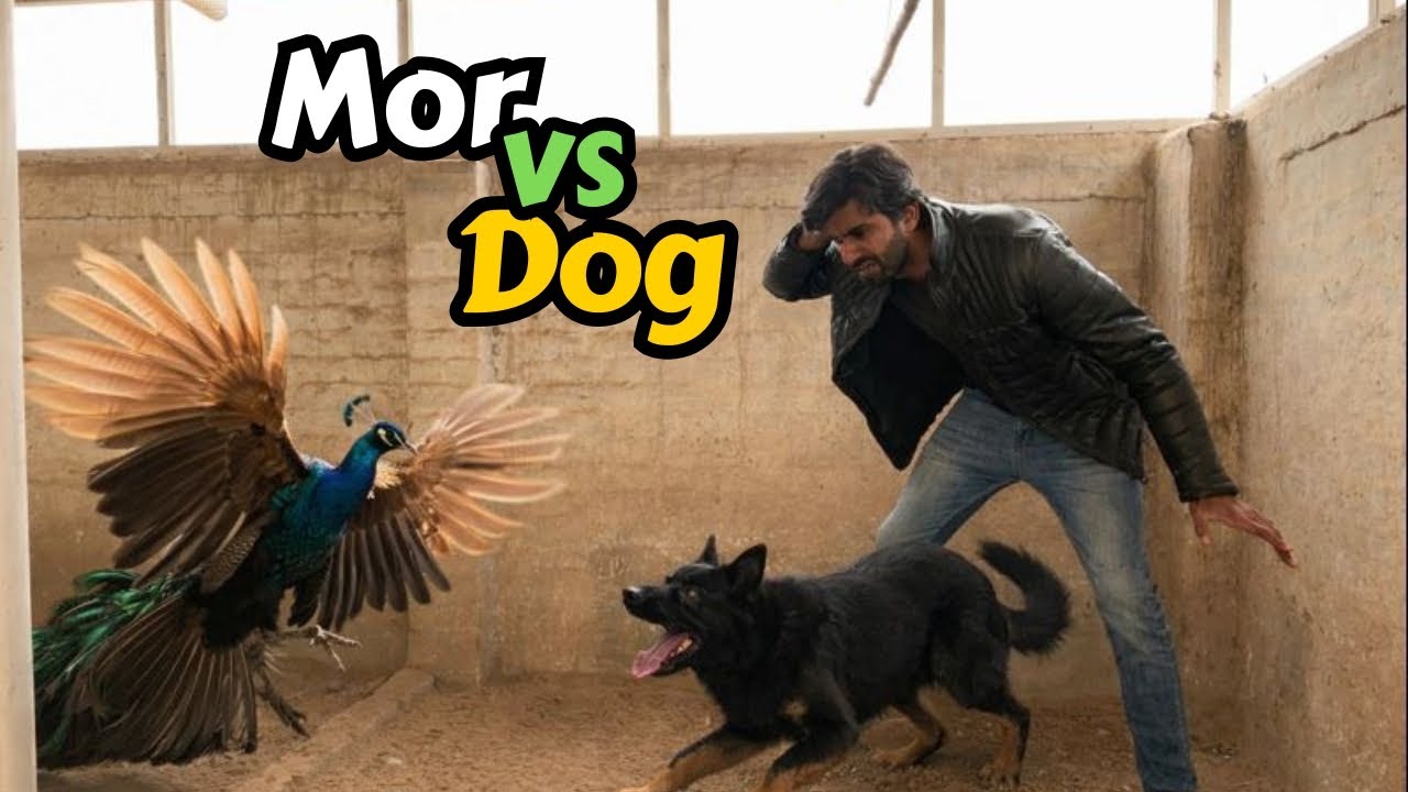 Mor Or Black German Shepherd Ki Fight Hogye 😱