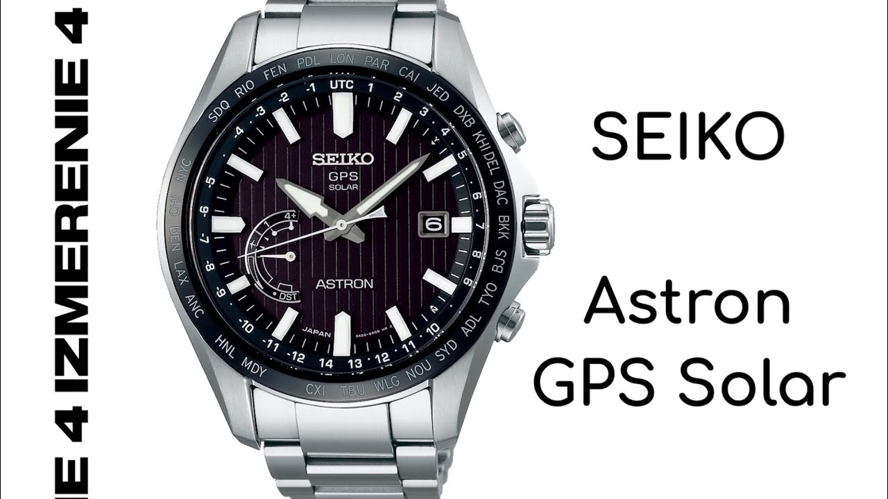 Обзор 4 Измерение SEIKO Astron GPS Solar World SSE161J1