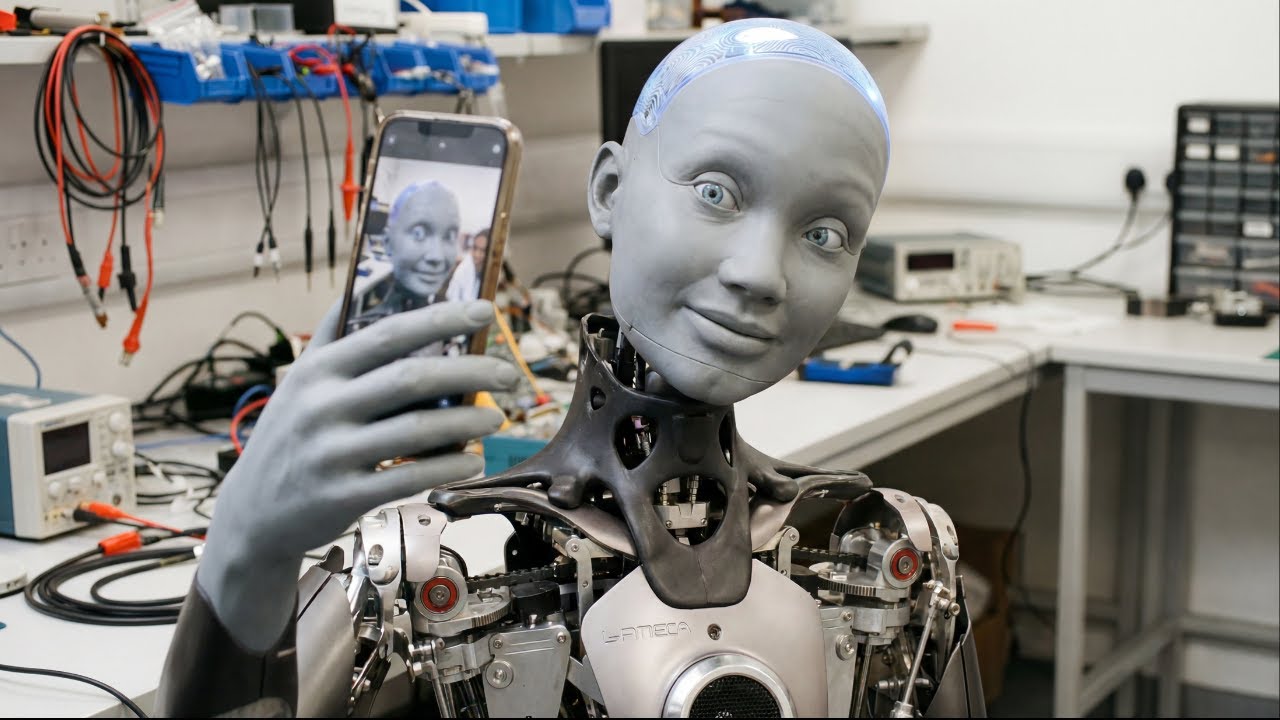 Ameca: El Robot Humanoide Capaz de Fingir Emociones gracias a sus 27 Motores Faciales