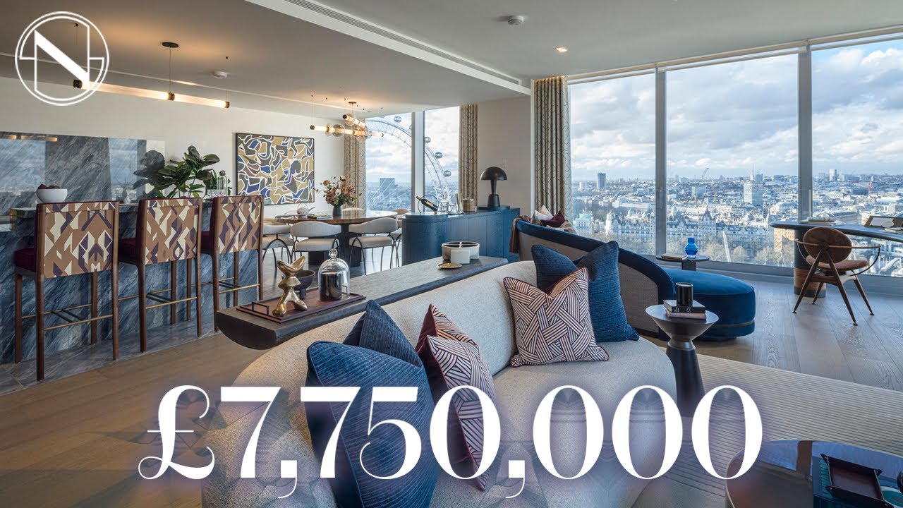 Inside a £7.75 MILLION Westminster Penthouse with London Eye Views