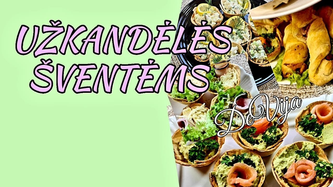 Užkandėlės - šventiniam stalui* Šventiniai patiekalai *Naujametinis stalas