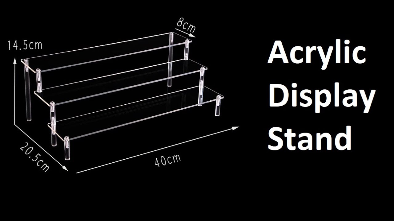 Acrylic Display Stand for Miniatures, Knives and Toys