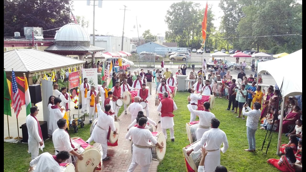 Grand Opening of Michigan Kalibari Summer Festival with Dhol Tasha!