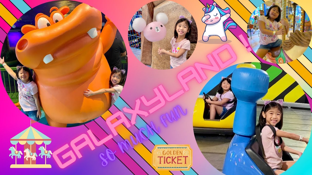 Galaxyland | Hazel and Emma's Dream Cloud #Edmonton #Alberta #AmusementPark