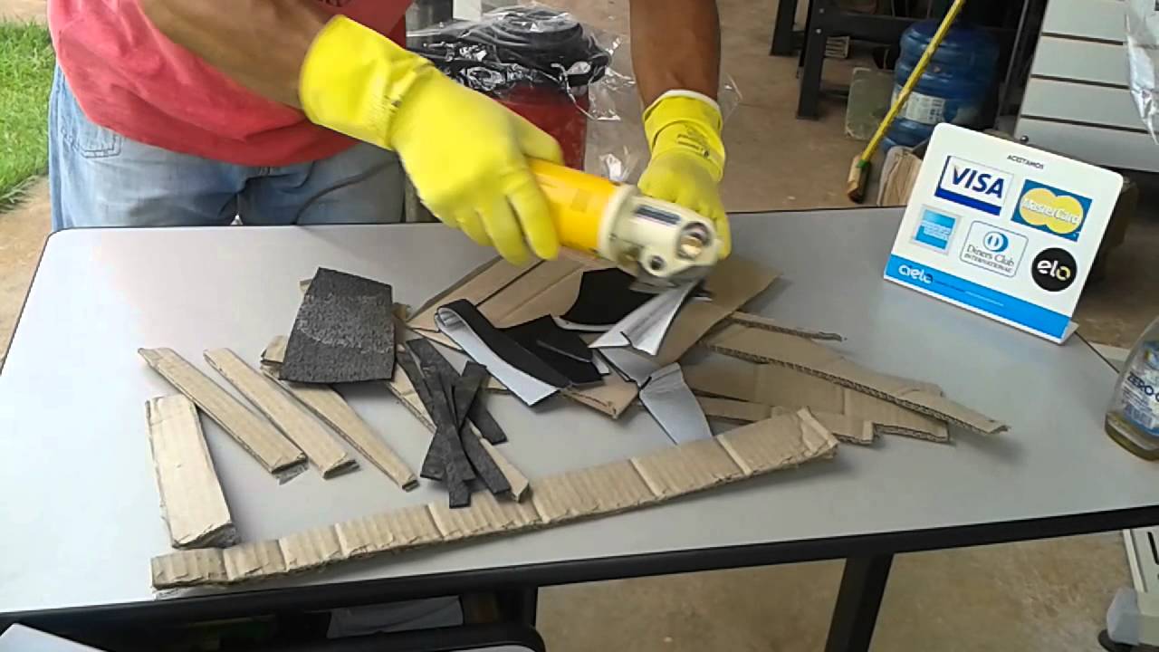 Máquina de corte bananinha disco amarela CORTA EVA E PAPELÃO (44)3253-2833