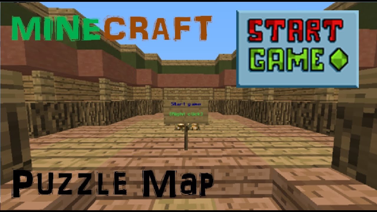 Start Game (Minecraft 1.8 Puzzle Map)