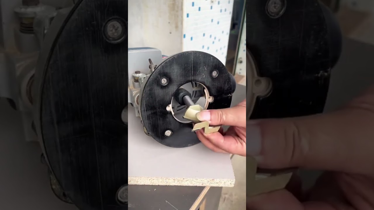Rounded edge trimming woodworking knife 