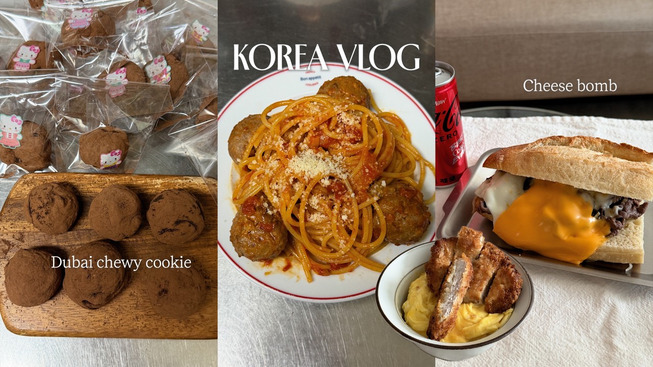 얼마나 맛있을지 감도 안온다🧆🧀｜홈메이드두쫀쿠,필리치즈샌드위치,히든천재미트볼