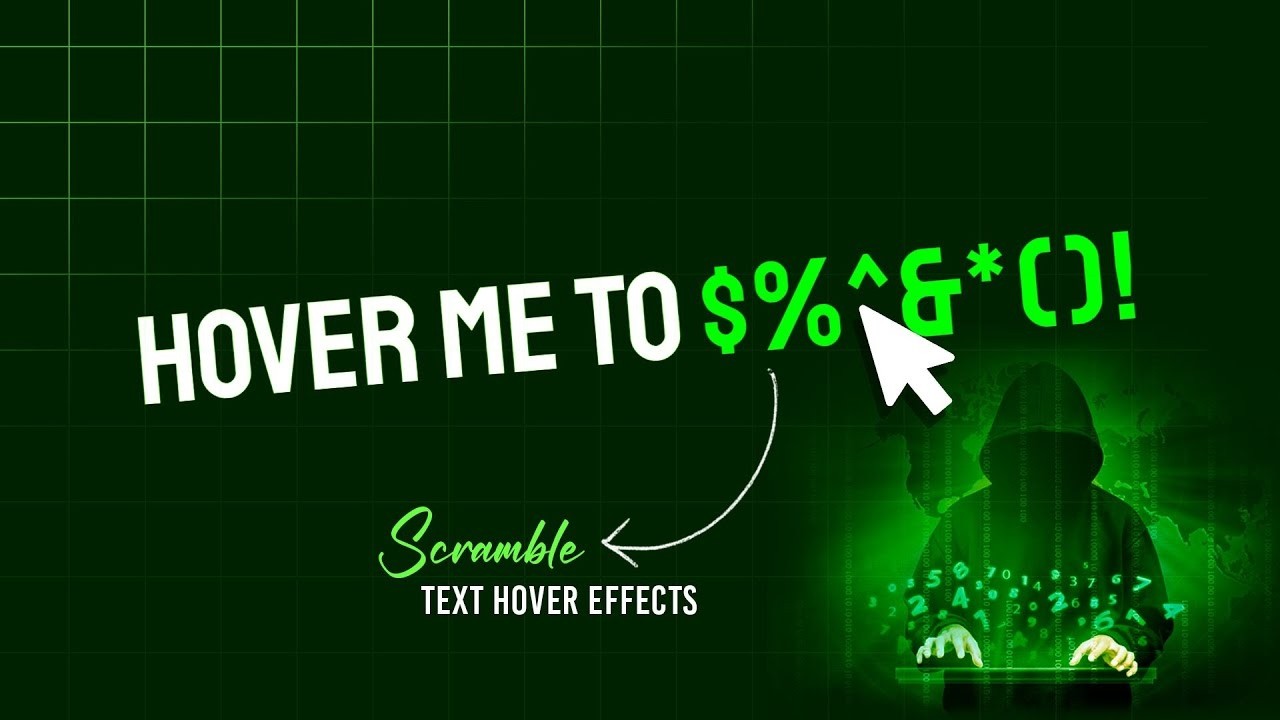 Text Scramble Effect using Javascript