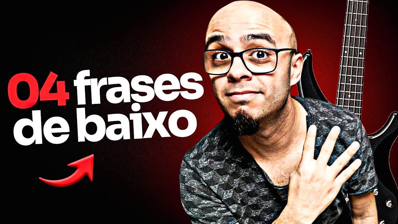 4 FRASES de Baixo fáceis de usar em Acordes Maiores