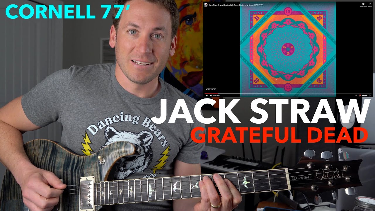 РЕАКЦИЯ УЧЕНИКА ГИТАРИСТА: «ДЖЕК СТРОУ» Grateful Dead | Корнелл, 1977, КОНЦЕРТ 4K