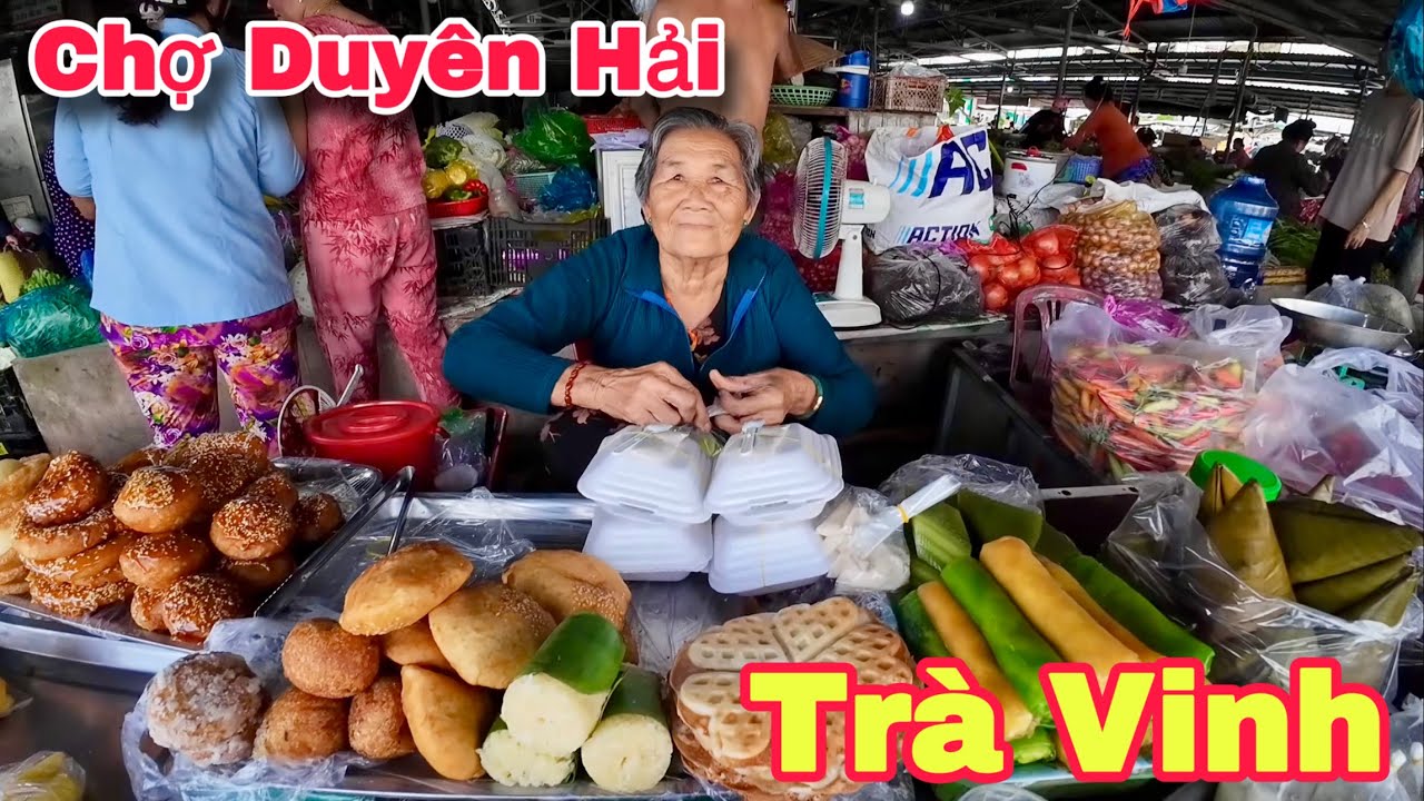 Chợ Duyên Hải Trà Vinh Người Lớn Tuổi Khó Khăn Hạnh Phúc Nhận Quà Hảo Tâm Từ Mỹ | Khương Nhựt Minh