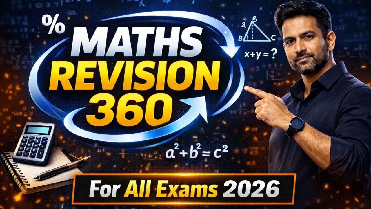 Maths Revision 360 | Maths PYQ Series 🔥| SSC 2026 Maths Revision | Maths For SSC CGL, CHSL, CPO, GD