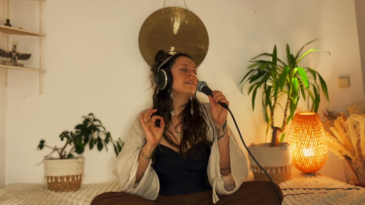 1Hr Deep Relaxation & Stress Relief | Handpan Soundhealing & Light Language