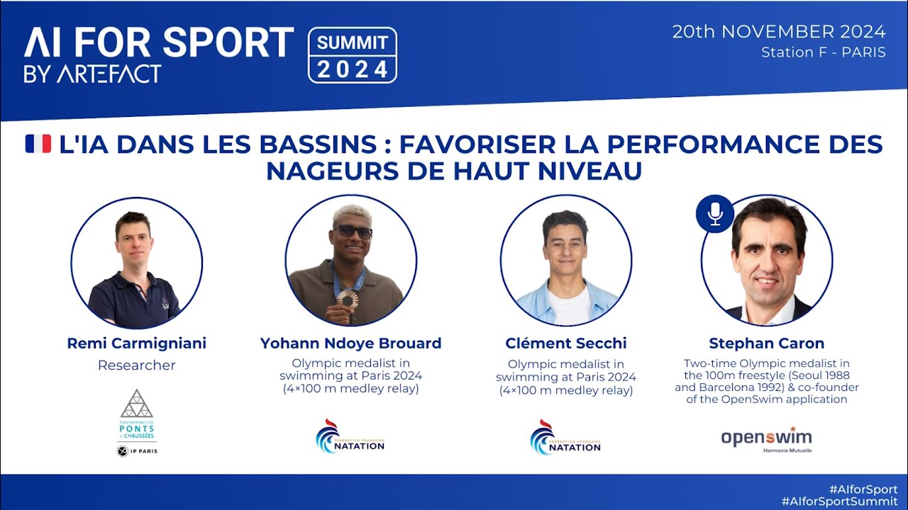 L'IA dans les bassins favoriser la performance des nageurs de haut niveau | AI for Sport