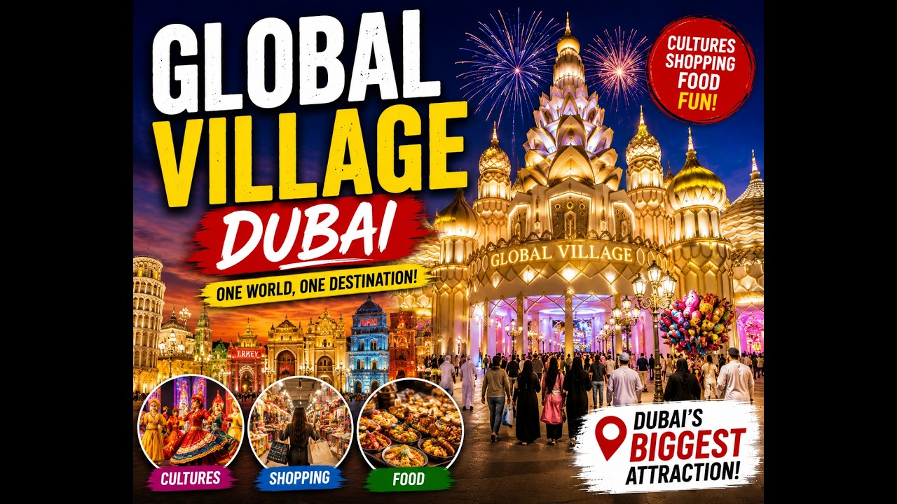 This Place Shows the World in One Night 🌍 | Global Village Dubai #dubai #globalvillage