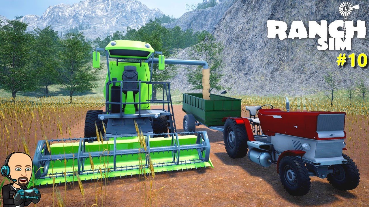 LA PREMIÈRE RÉCOLTE DE BLÉ #10 / Ranch Simulator (Ma vie au Ranch)