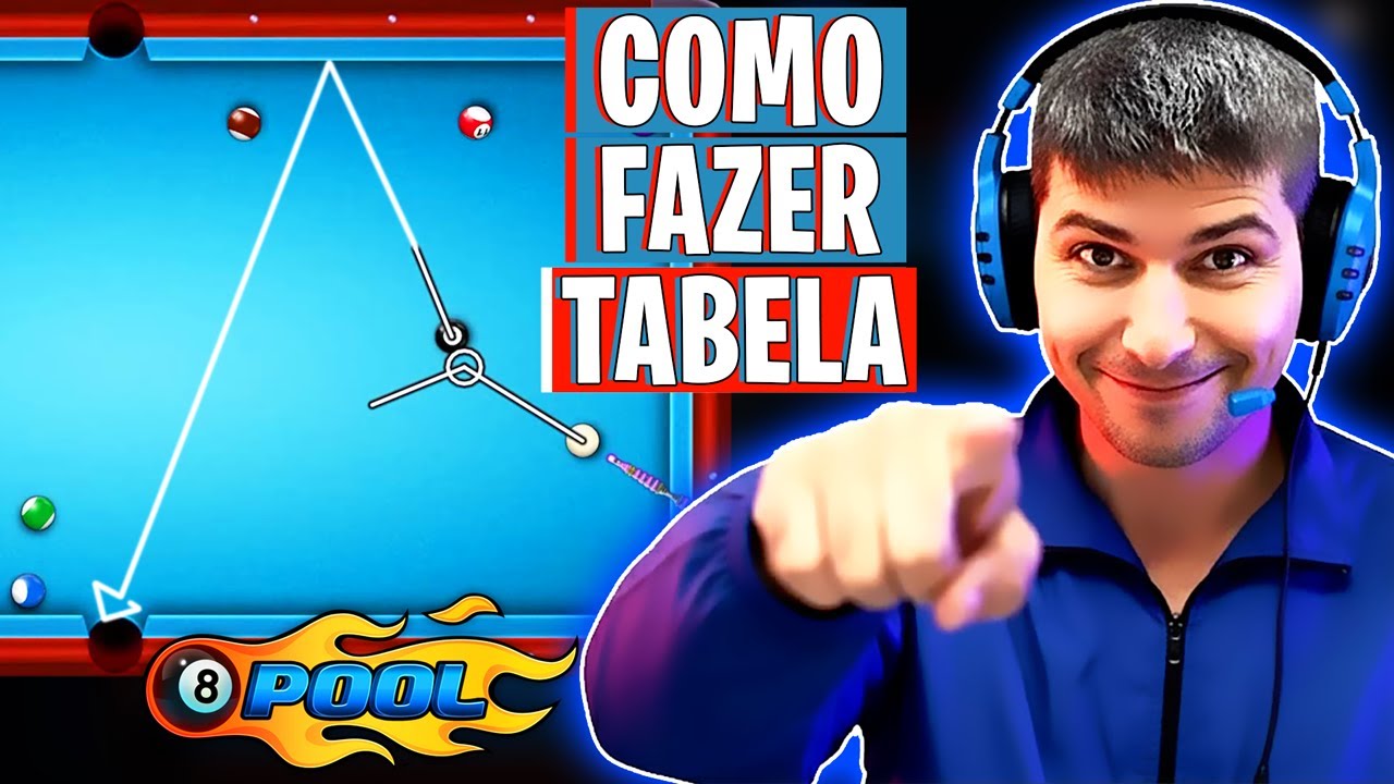 Aprenda a Fazer Tabelas no 8 Ball Pool
