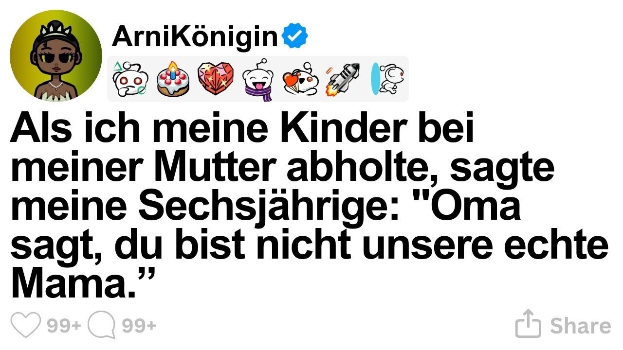 [GANZE STORY] Als ich meine Kinder bei meiner Mutter abholte, sagte meine Sechsjährige: 