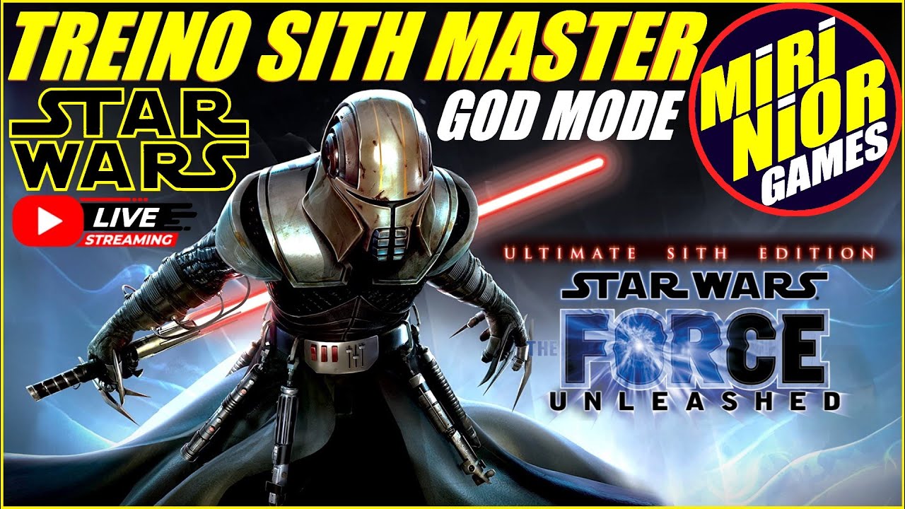 STAR WARS: THE FORCE UNLEASHED 🔴Live ❗SITH MASTER❗ TREINO #speedrun #starwars #legends
