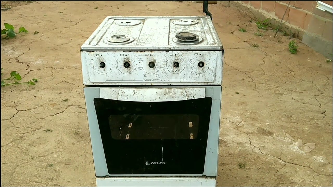 Reformei este fogão velho. Veja o resultado