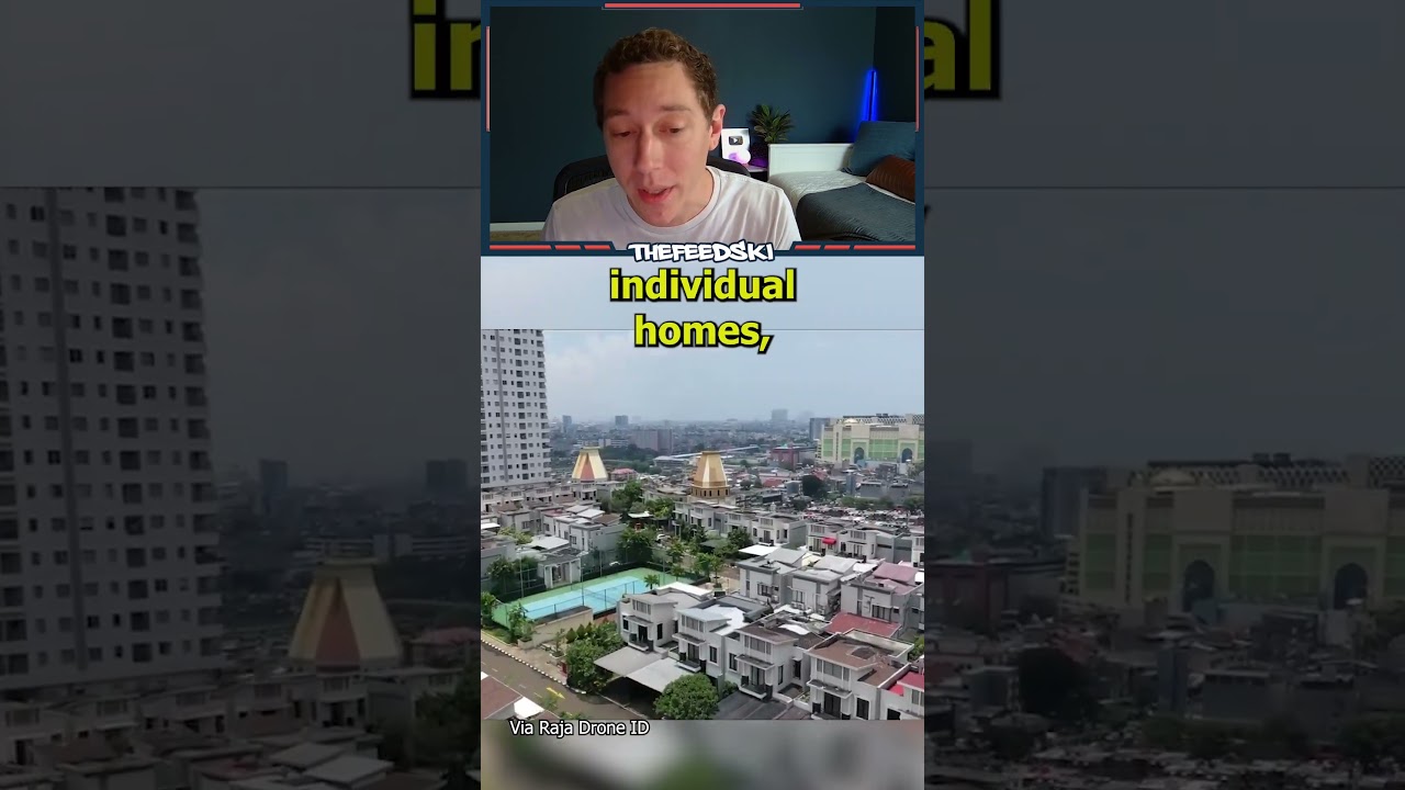 Town Built ON TOP Of Mall Building!