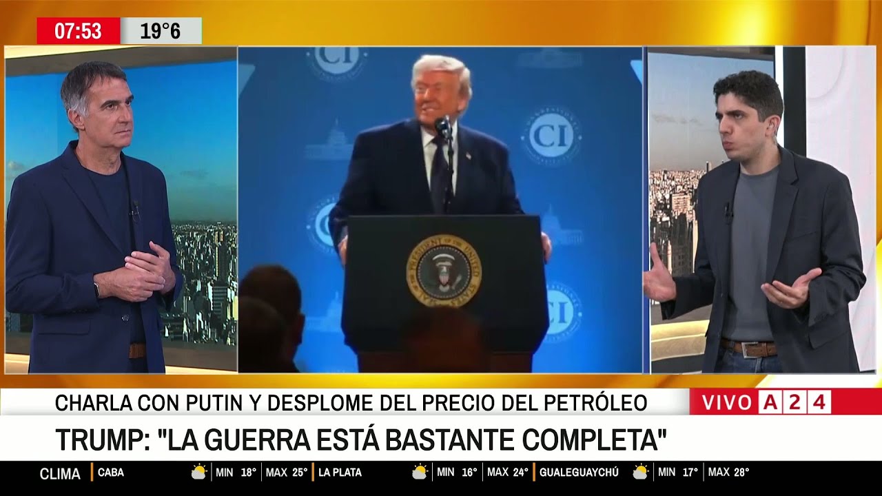 🔴⛽ MEDIO ORIENTE DONALD TRUMP HABLÓ CON VLADIMIR PUTIN Y SE DESPLOMÓ EL PRECIO DEL PETRÓLEO