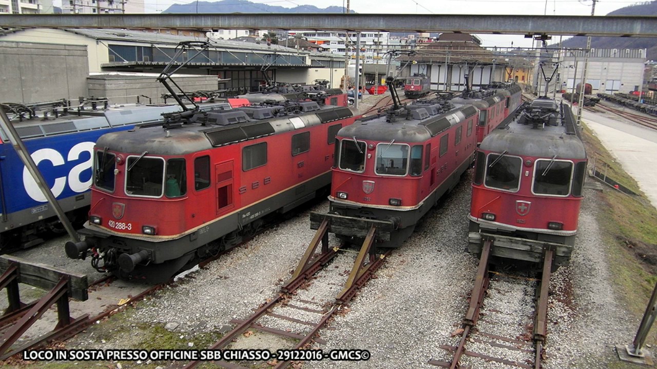 SBB CFF FFS Chiasso Trains   2nd part (2016,Dec 29)