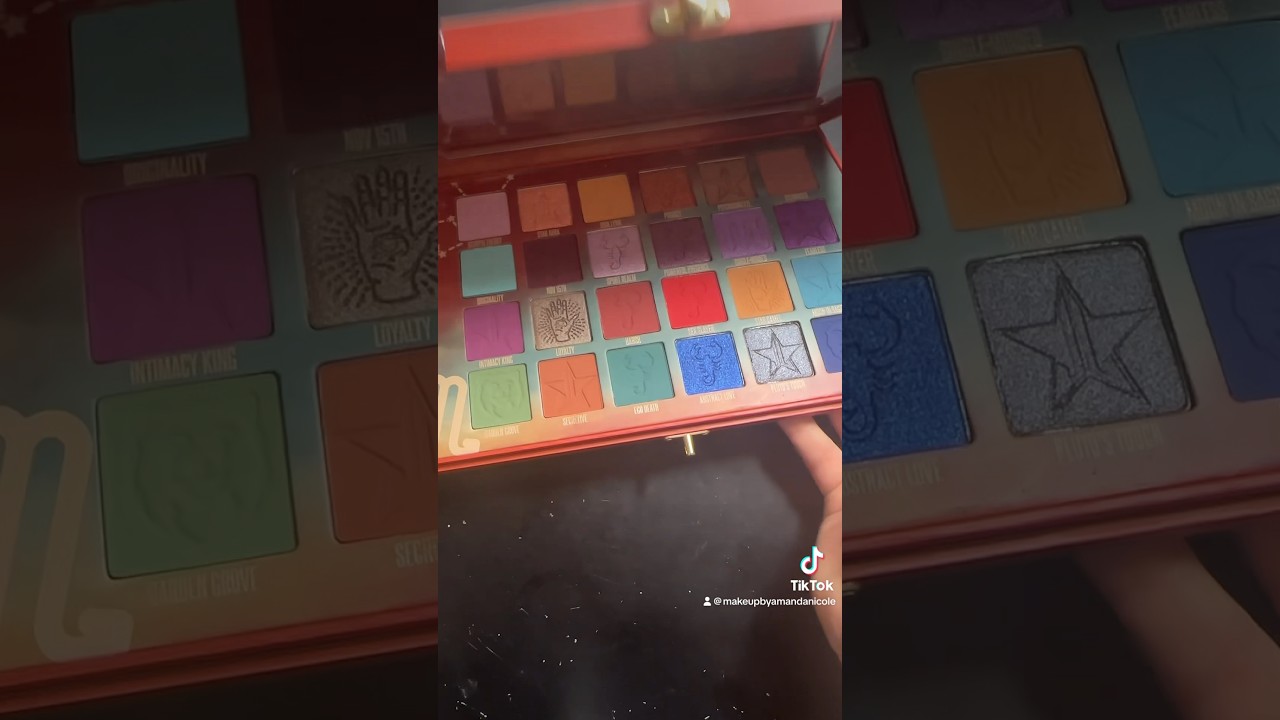 Jeffree Star Cosmetics Scorpio #makeup #jeffreestarcosmetics #scorpio #eyeshadow #swatches