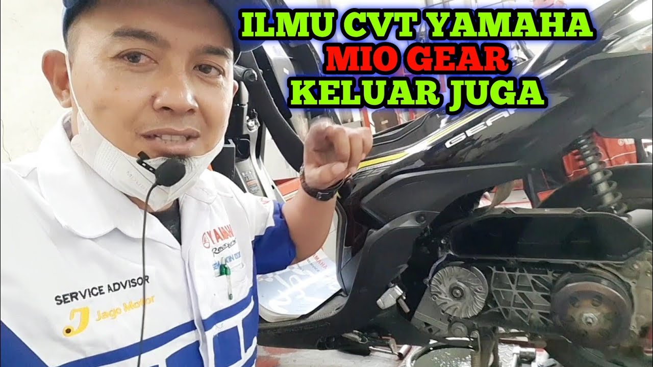 CARA SERVIS CVT YAMAHA MIO GEAR DENGAN BAIK DAN BENAR