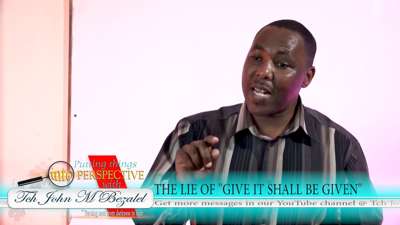 LIE OF GIVE IT SHALL BE GIVEN
