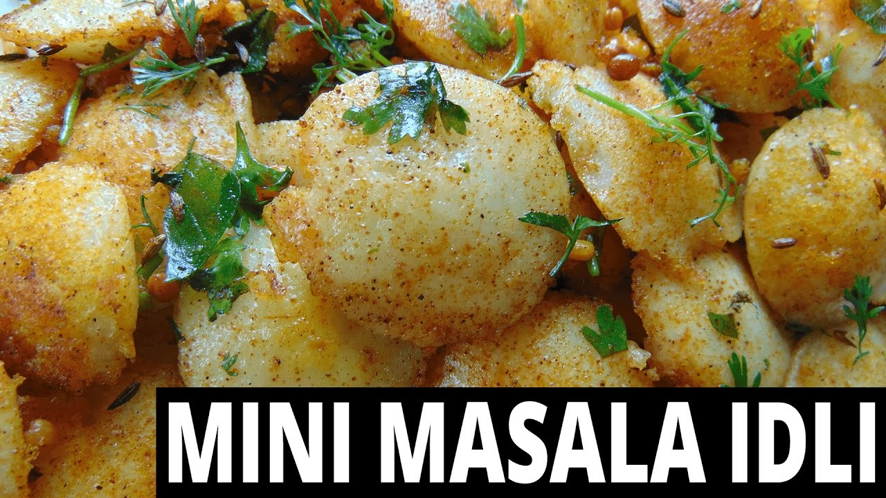 Masala Idli Recipe | Easy Mini Masala Idli For Snacks