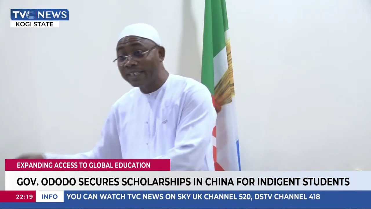 Gov Ododo Secures Scholarship In China For Indigent Students