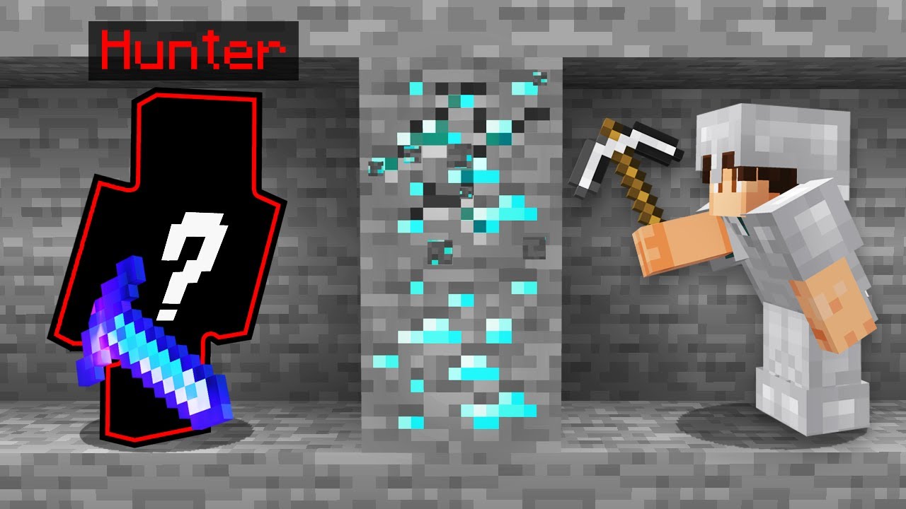 Surviving an Impostor Hunter in Minecraft...