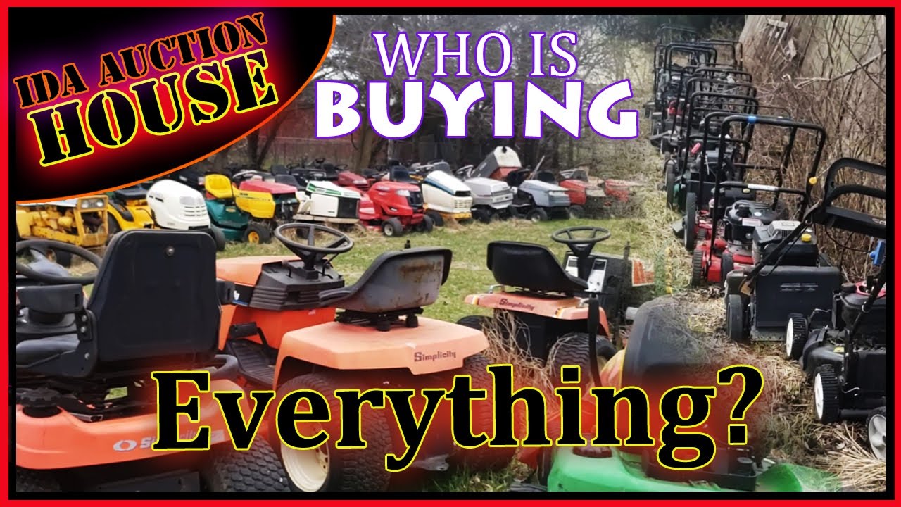 Ida Auction House Troy Built Honda Craftsman Push lawn Lawn Sweeper Vac Chipper Weed Eater