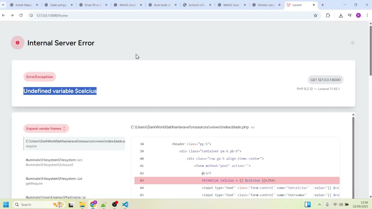 Laravel 02   Form Component dan Submit Form