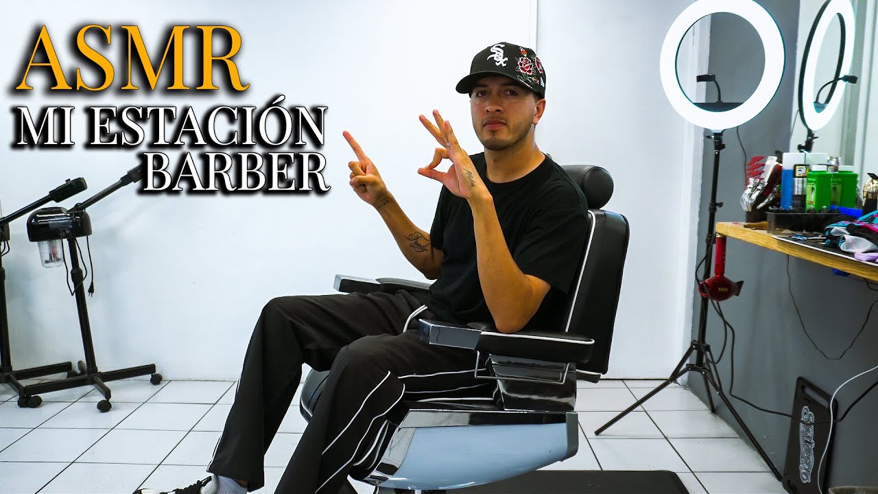 ASMR MI ESTACIÓN en la BARBERÍA (Duerme en 5 minutos) 💈 Español Soft Spoken