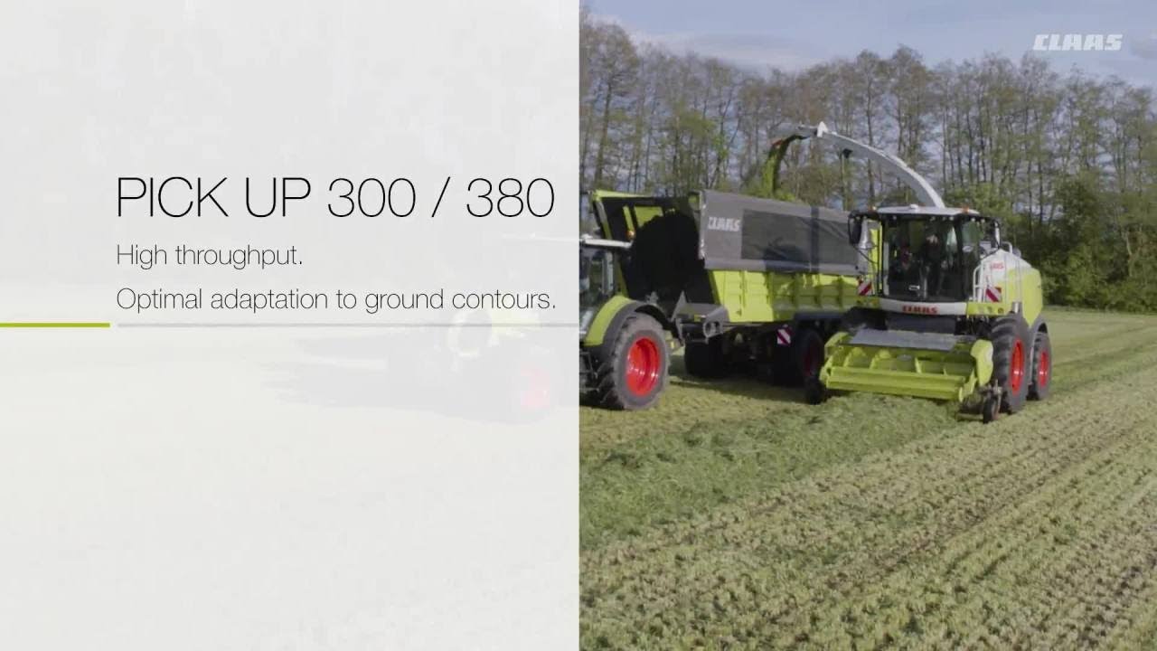 CLAAS PICK UP 300 / 380. High throughput.