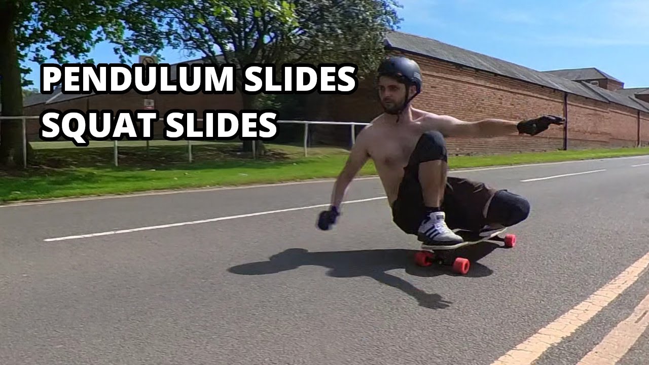 Learning to Longboard Slide - Day 10 - Pendulum and squat slides!