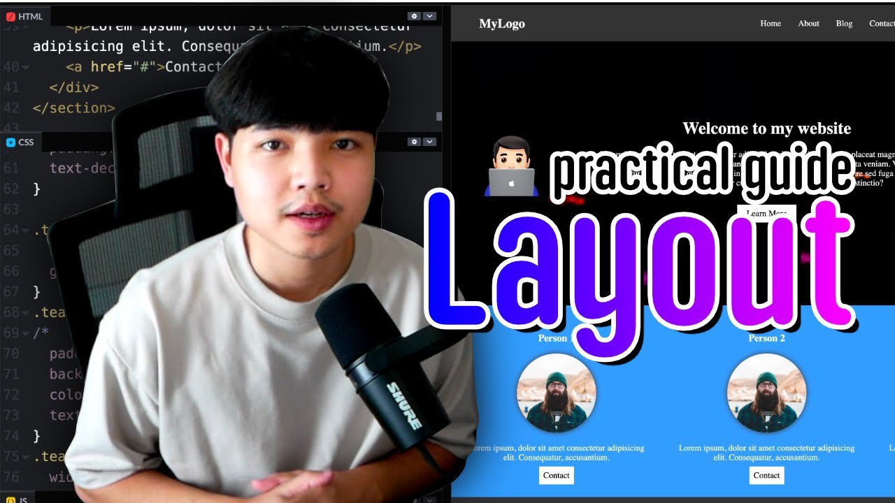 วิธีการฝึกฝนการสร้าง Layout Website ให้ชำนาญ พื้นฐานที่ Web Developer ต้องมี 👨‍💻💯