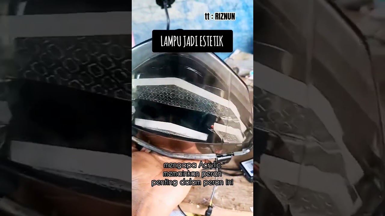 custom stoplamp bahan akrilik #trend  #modifikasi #OTOMOTIF