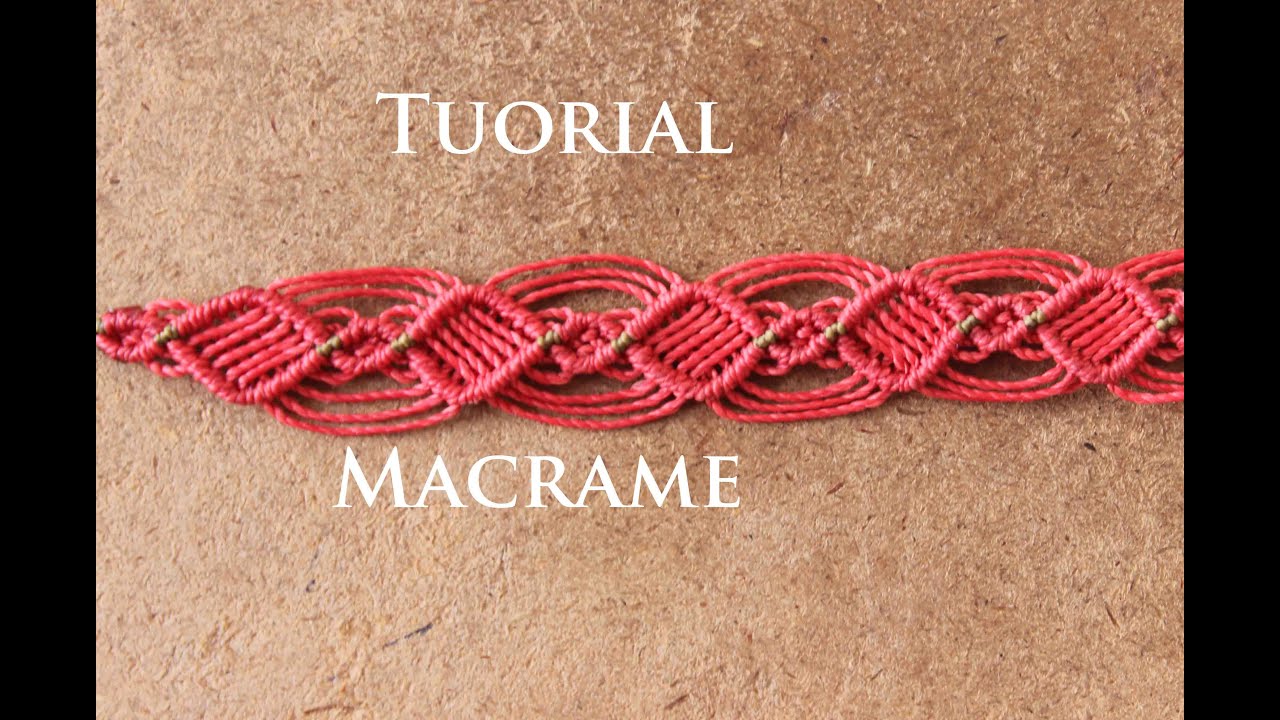 pulsera macrame rapida y facil | pulseras de hilo
