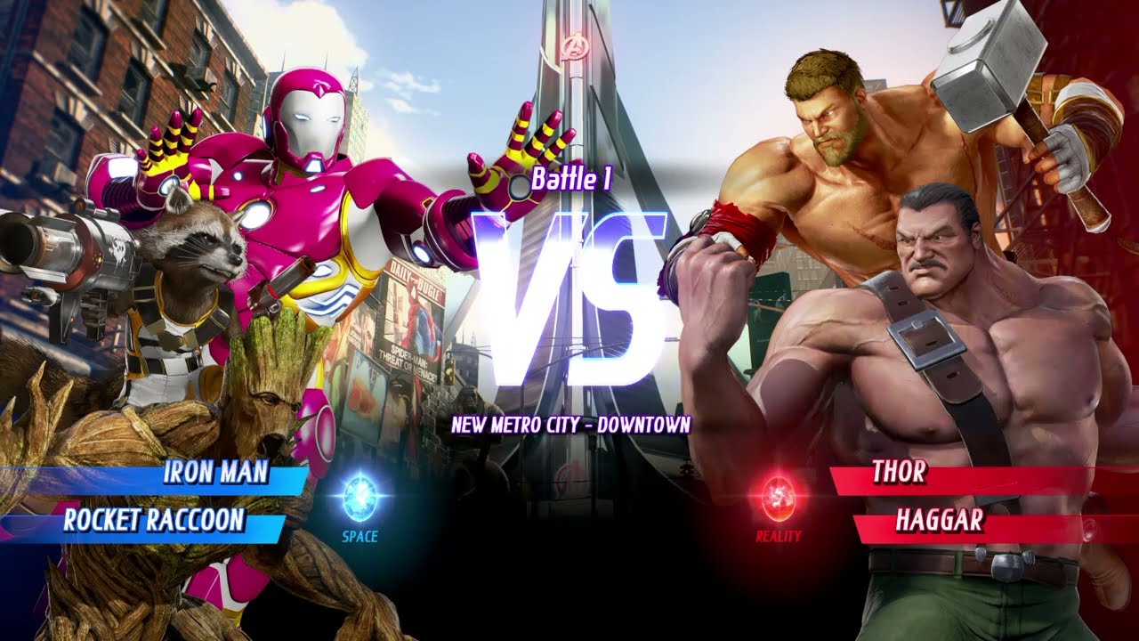 Requested MARVEL VS. CAPCOM: INFINITE Iron Man and Rocket Raccoon Arcade Gameplay