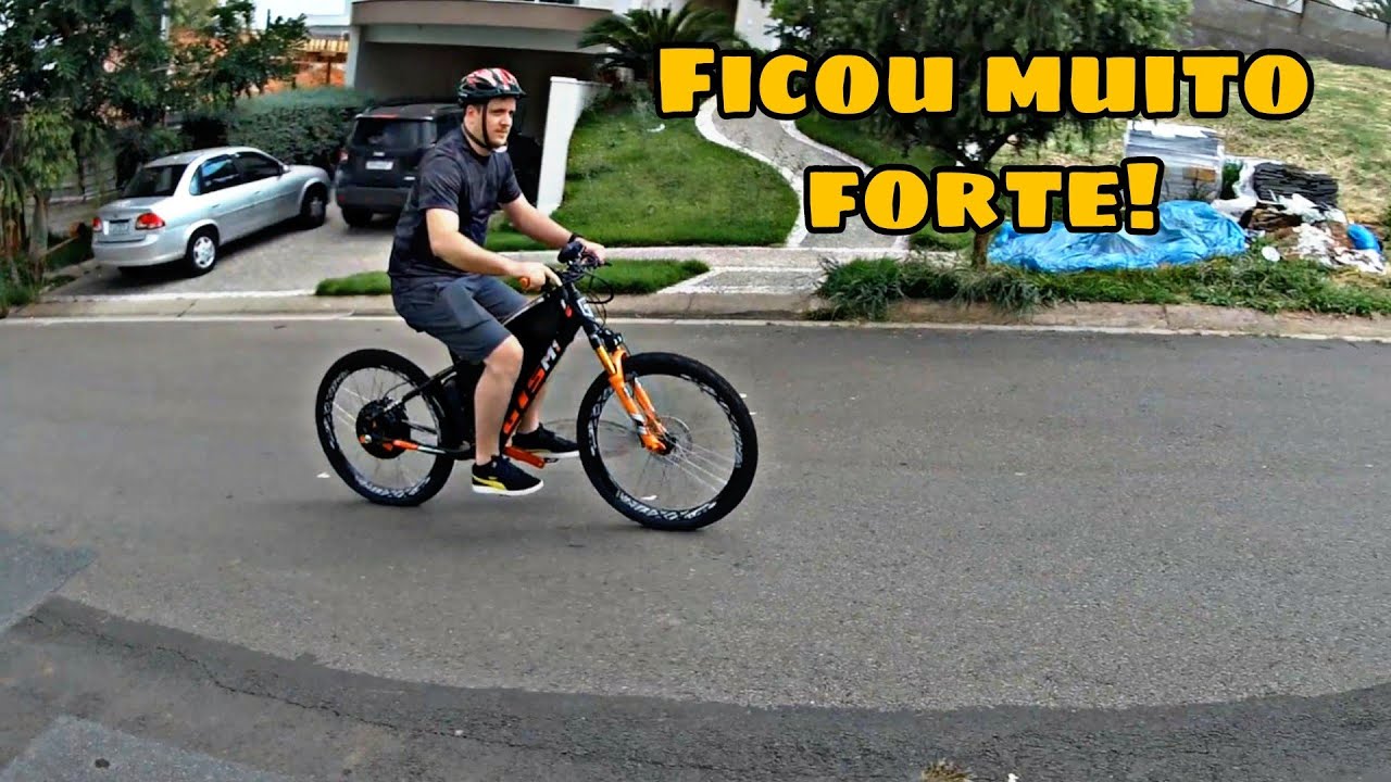 Subindo Ladeiras com a Bike Elétrica do Rafael! 72V/ 25Ah/ 1000W