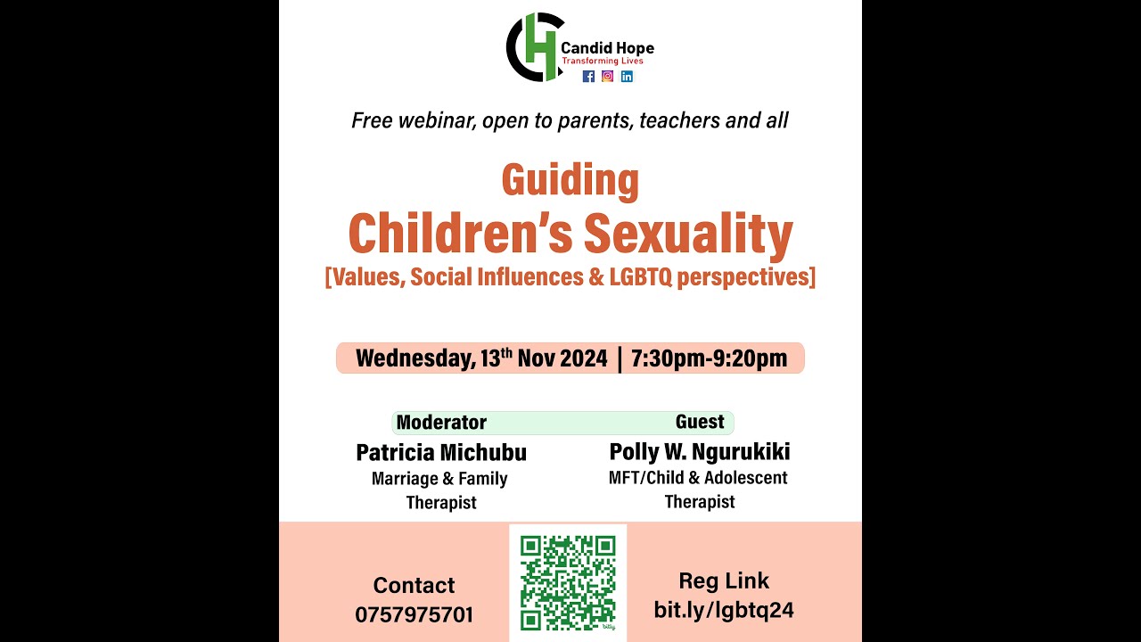 Guiding Children's Sexuality Webinar by Polly W. Ngurukiki