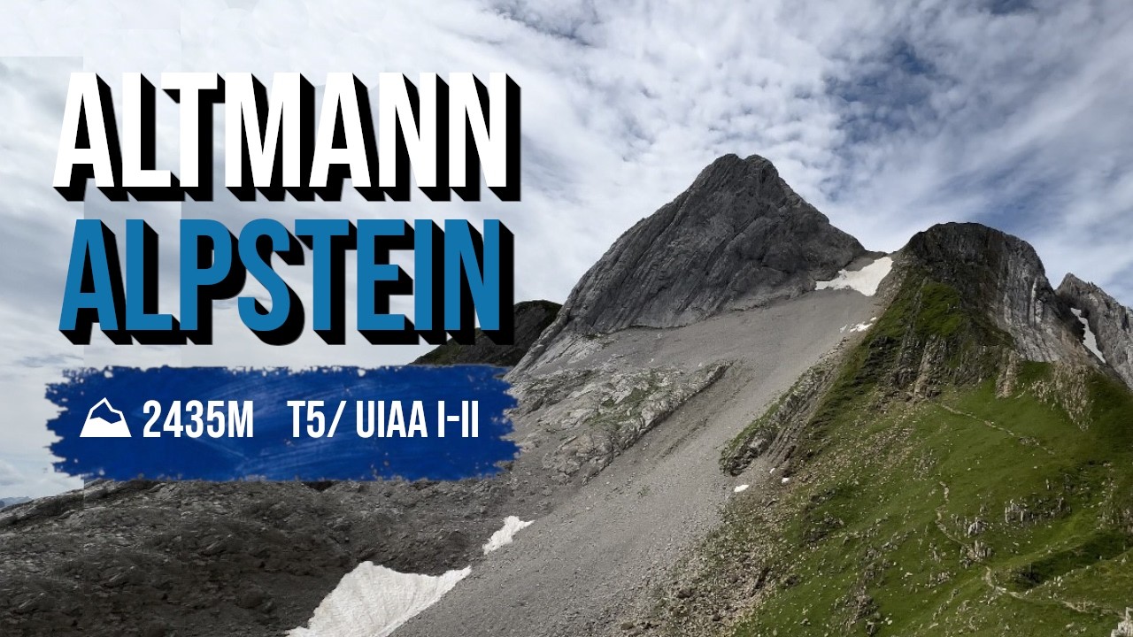 Altmann ⛰ 2435m | Alpstein | Bergsteigen Schweiz