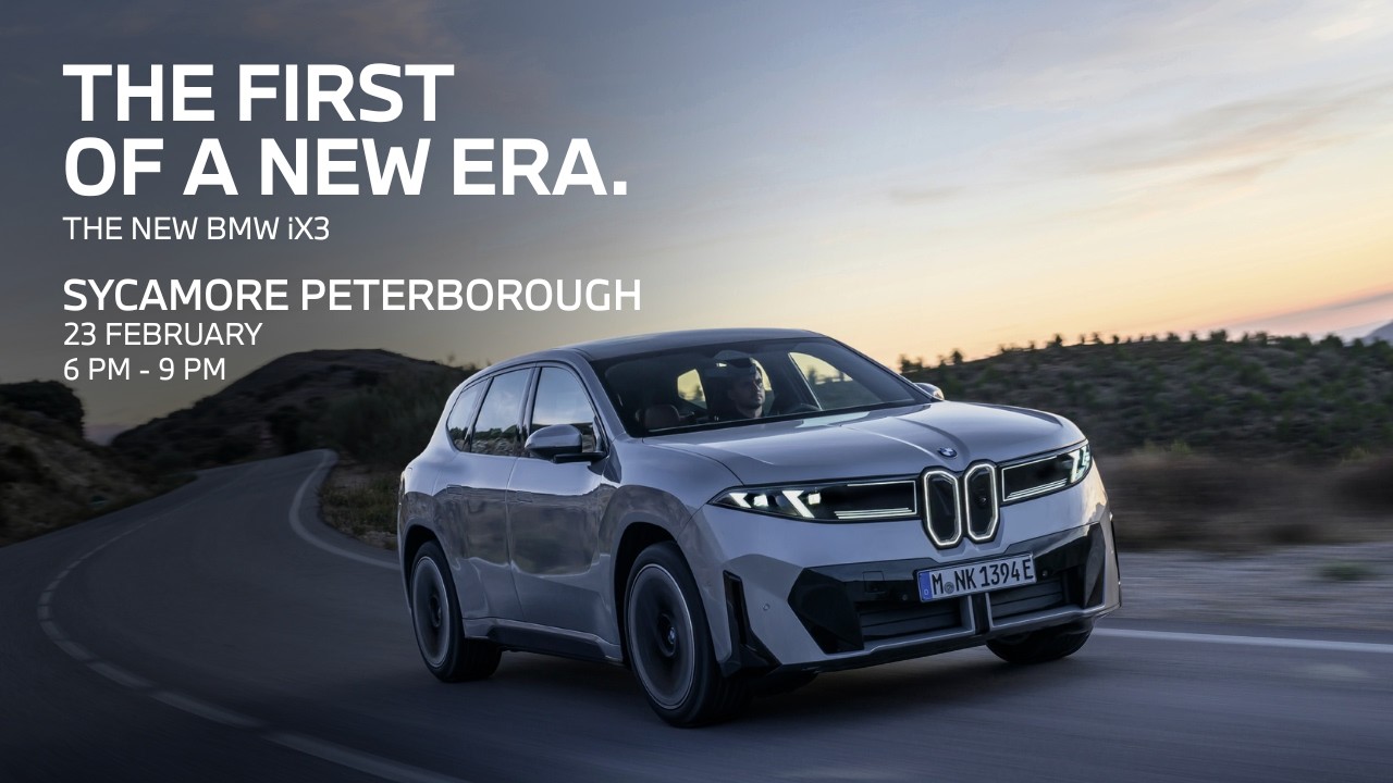 Exclusive preview of the ALL-NEW BMW iX3 - SYCAMORE PETERBOROUGH